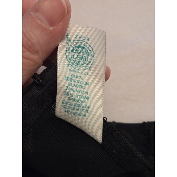 Vintage Carnival Black Bustier Corset 36C | Made in USA | All 4 Garter Straps - Picture 11 of 15